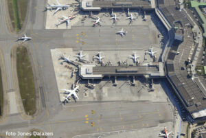 Vista do Aeroporto Internacional de Guarulhos, que registrou menor índice de atrasos em voos nos últimos 10 anos, segundo a ANAC.