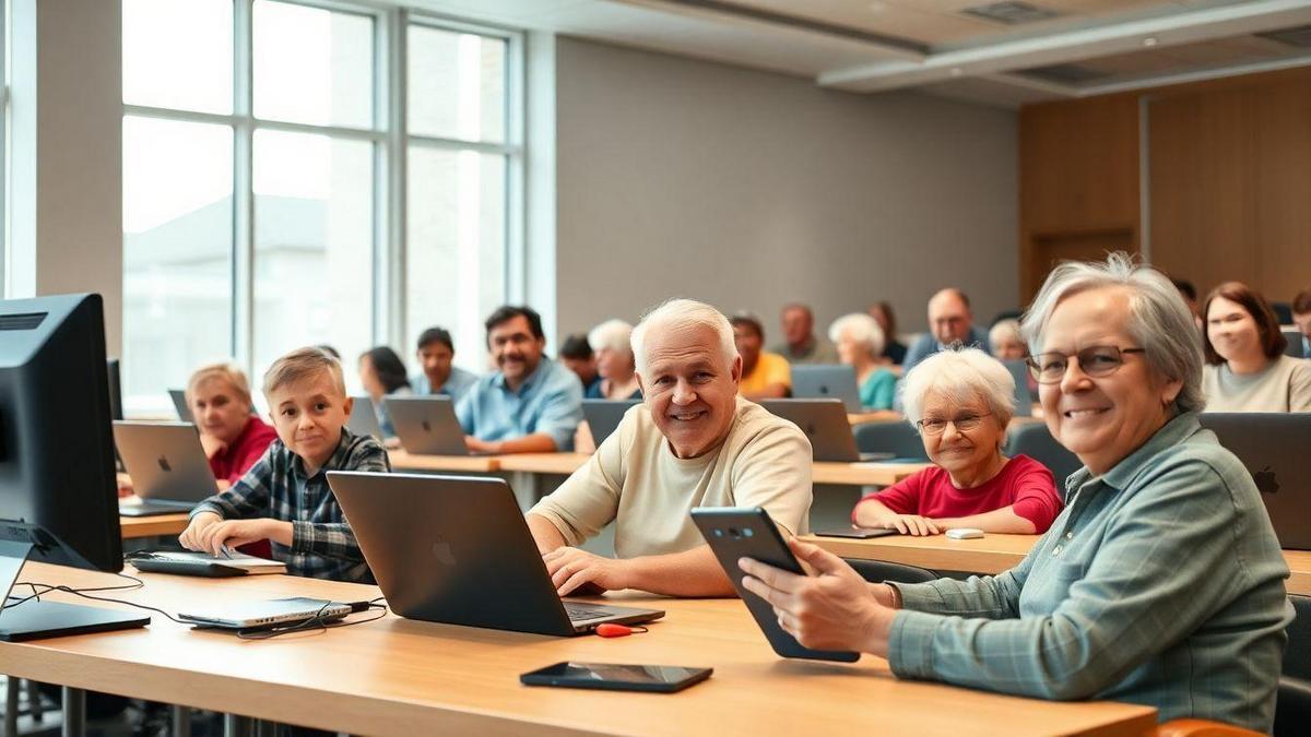 Inclusão digital para idosos